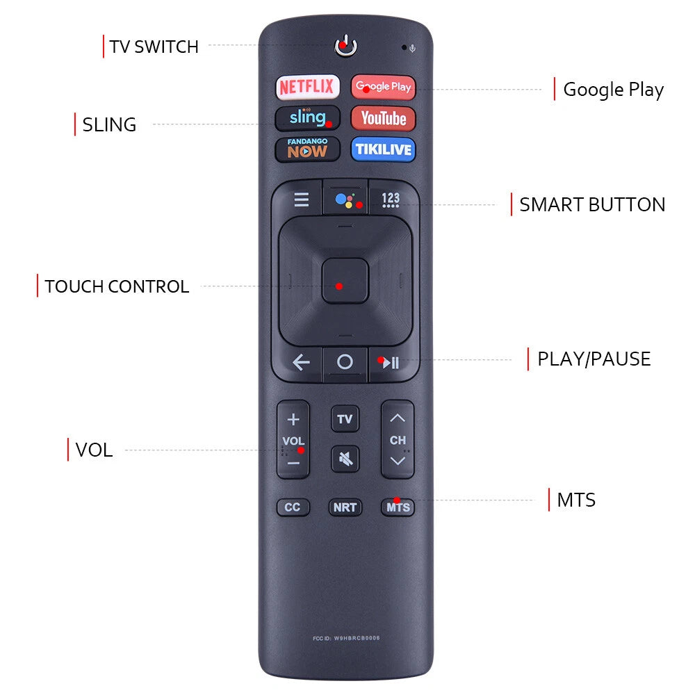 ERF3A69 Infrared Remote Control For Hisense / Sharp TV LC60N6200 LC65N5200