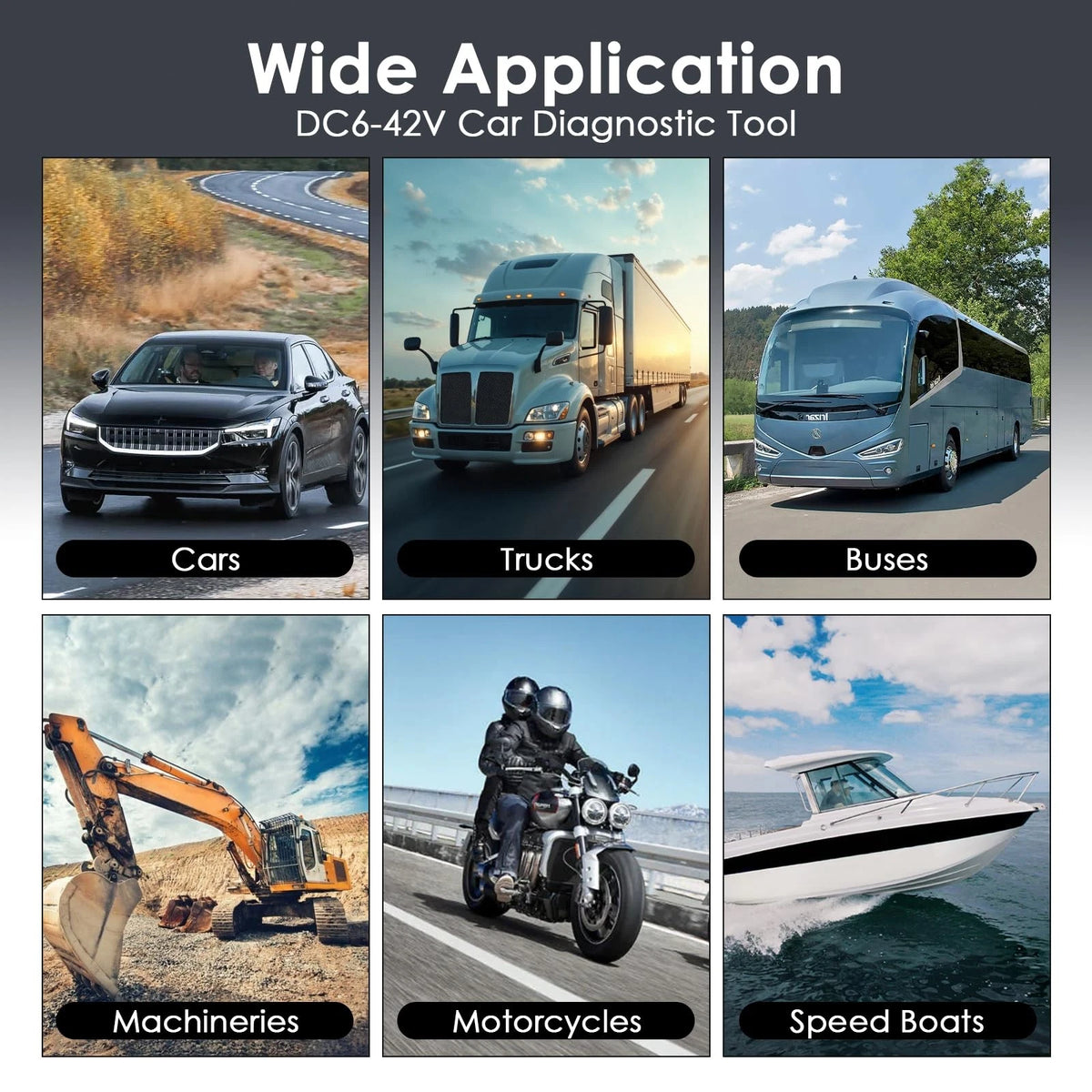 EM415 Automotive Circuit Breaker Finder DC 6-42V Wire Tracer Short and Black