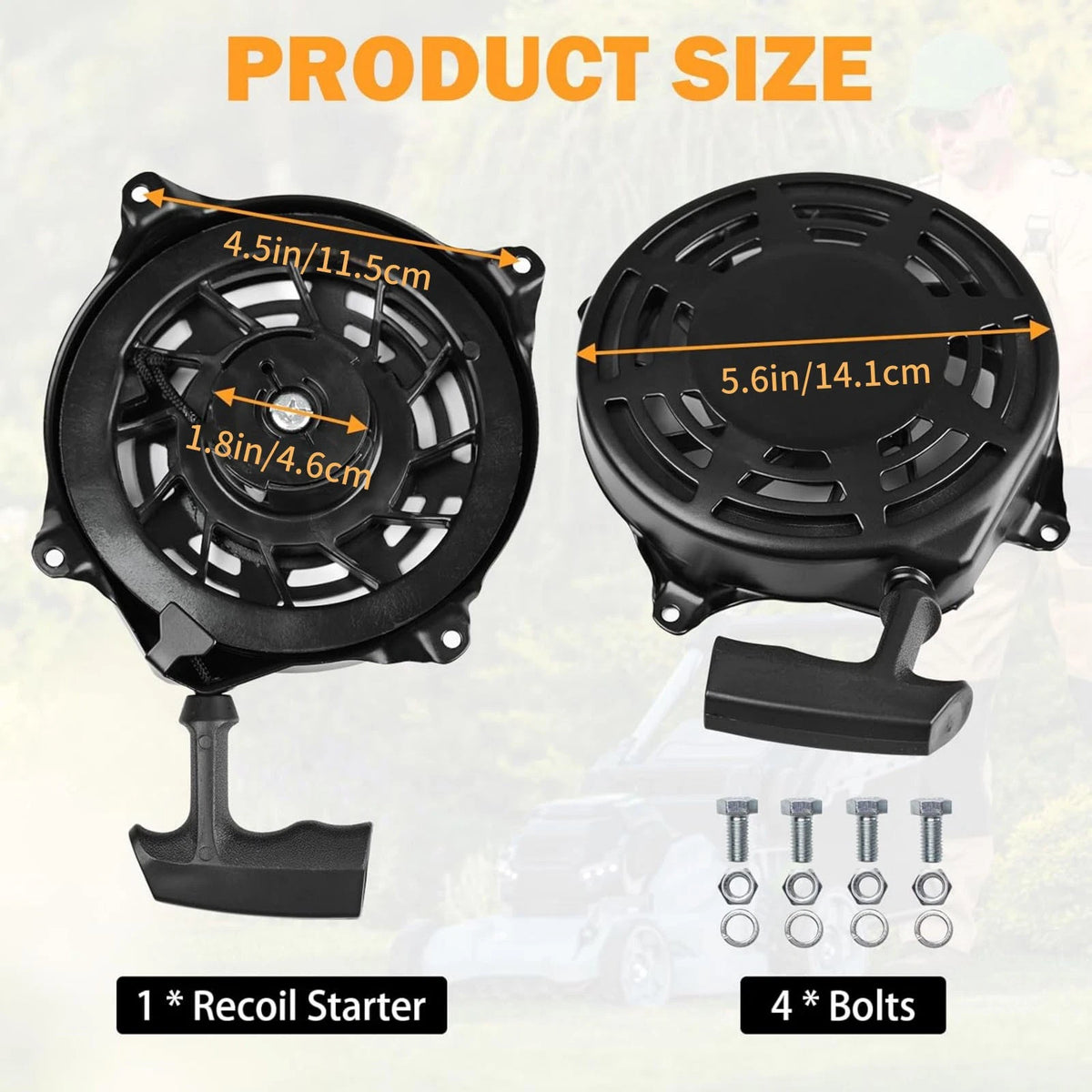 0647-01133-0 Recoil Pull Starter Fit For Generator For Briggs & Stratton 129H00