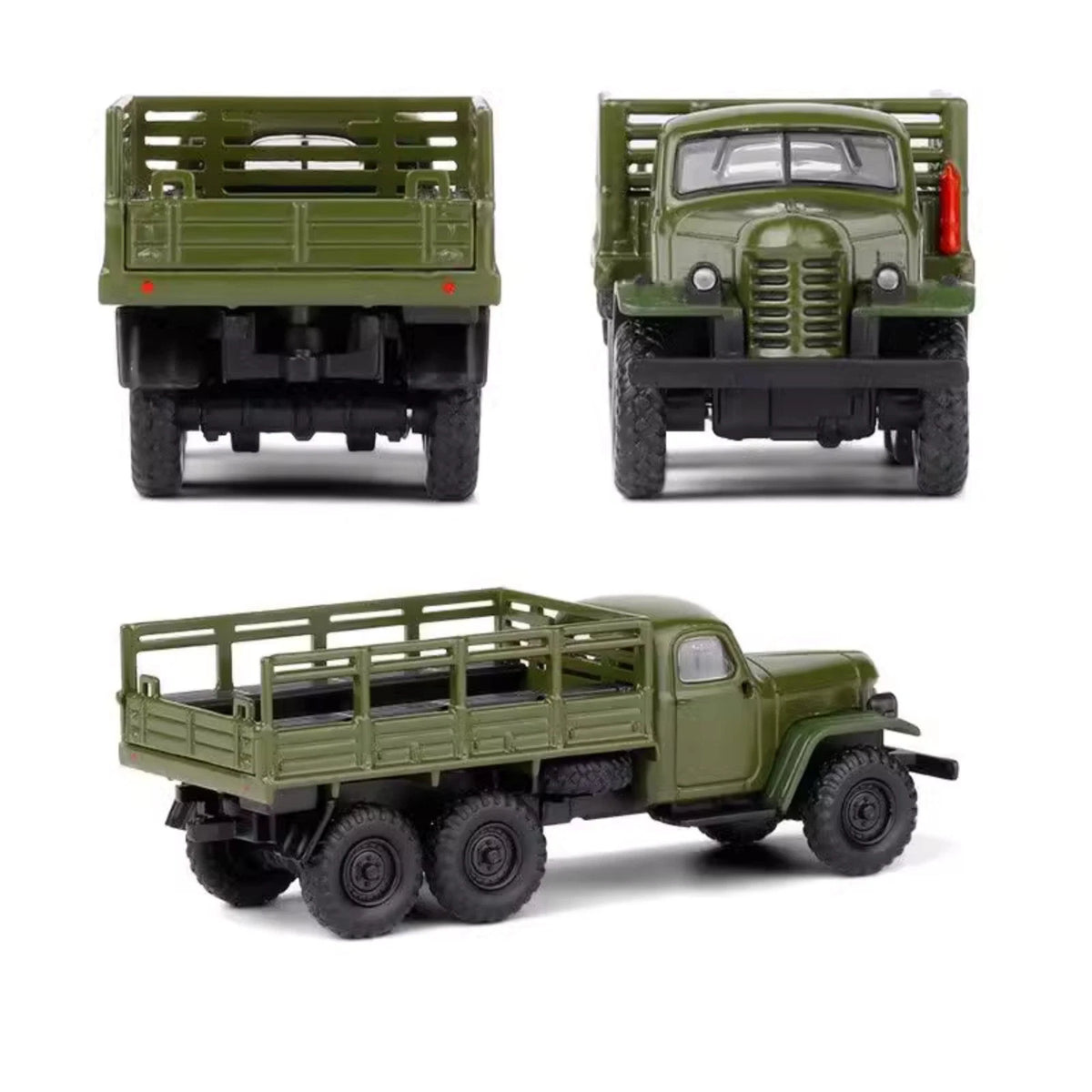 1/64 Diecast Alloy China Jiefang Military Army CA30 Truck Model Gift For Kid