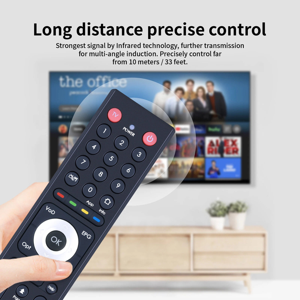 Replacement Remote Control For TOYA 4K C55CX