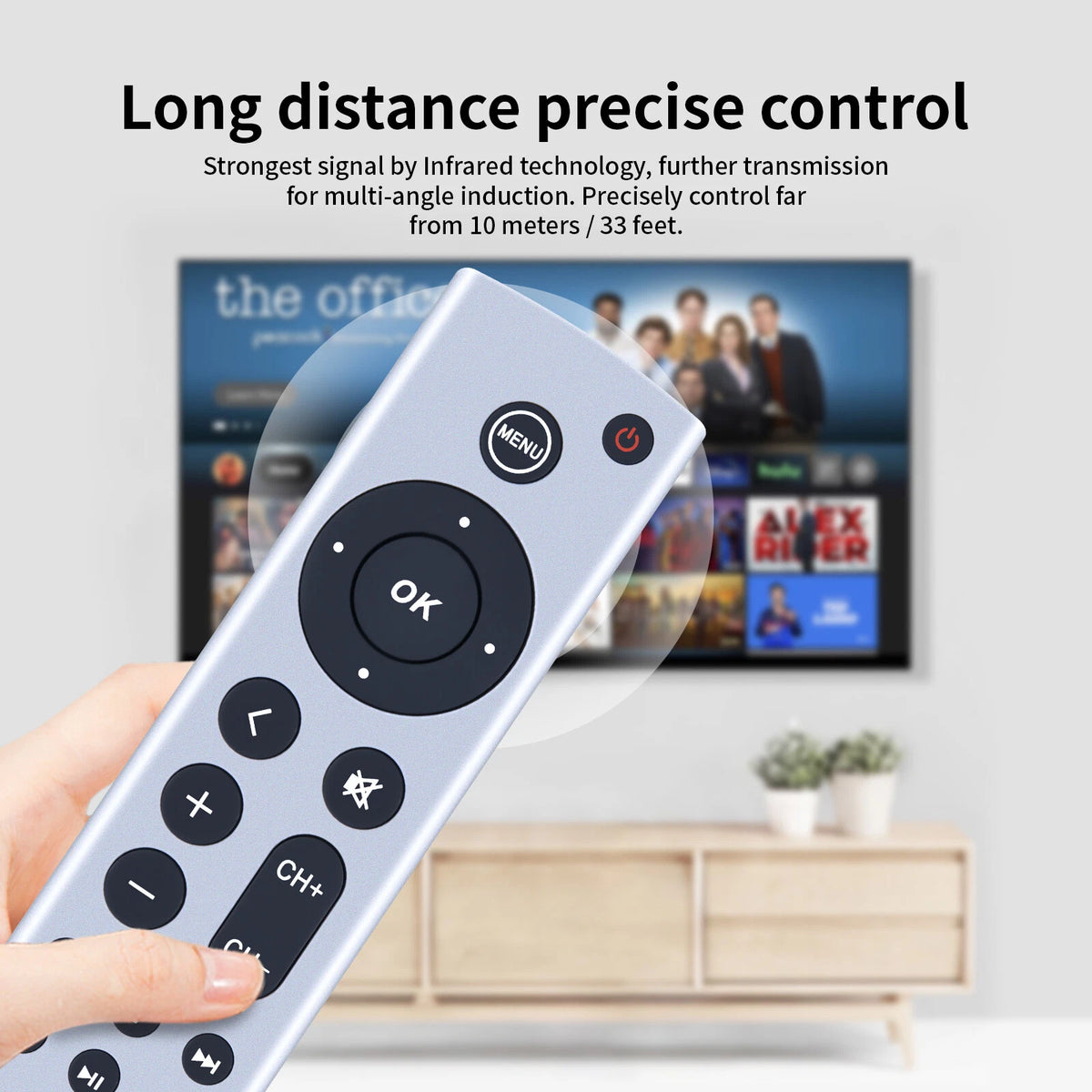 Universal Remote For Apple TV 4K/ Gen 1 2 3 4/ HD A2843 A2737 A2169 A1842 A1625