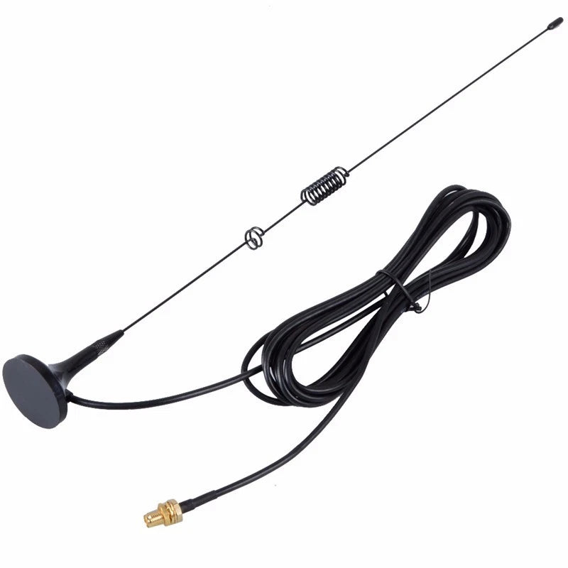 2* Dual Band VHF/UHF Car Magnetic SMA-Female Antenna For Baofeng BF-888S UV-5R