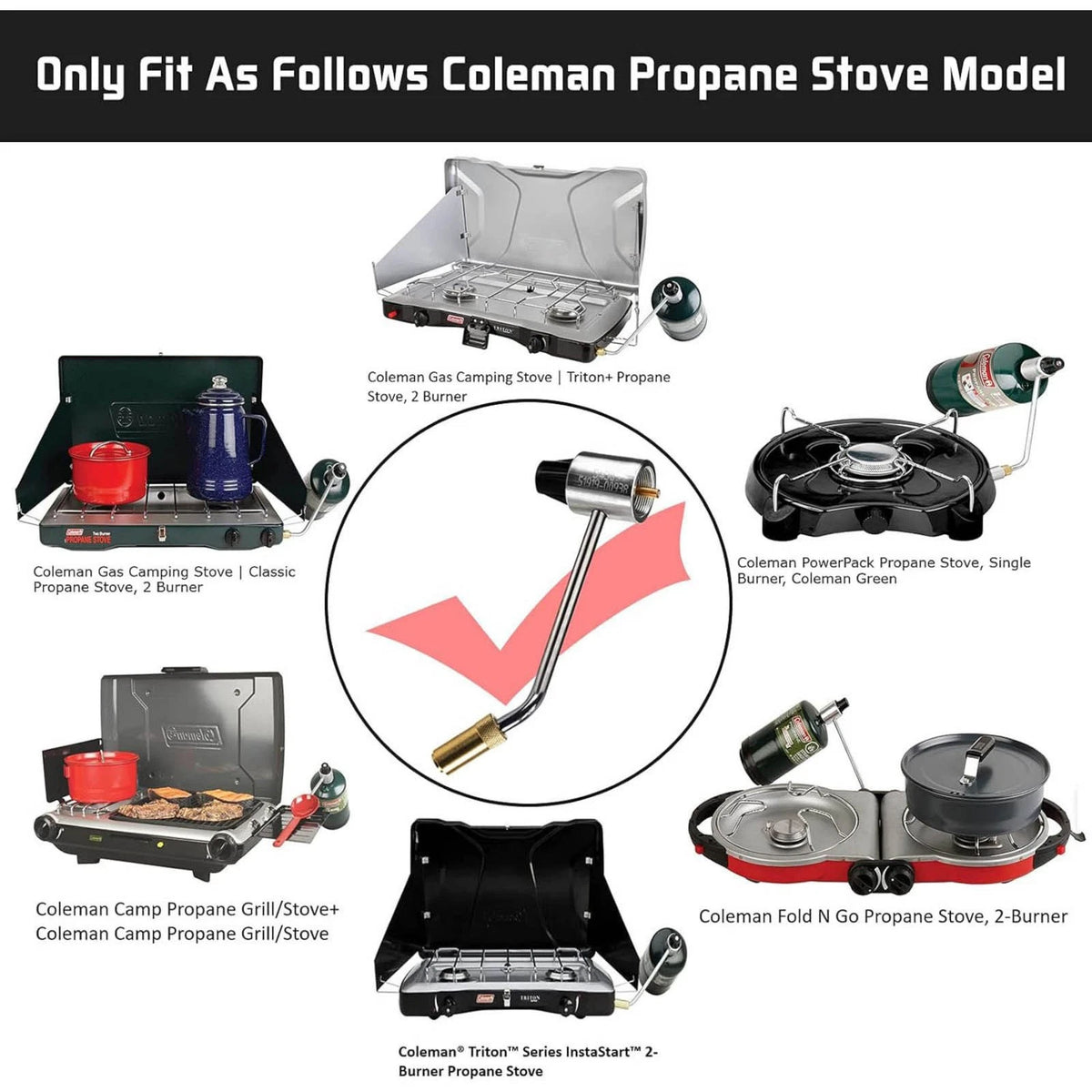 Coleman Propane Regulator Replacement Part Stove Grill Accessory Professional