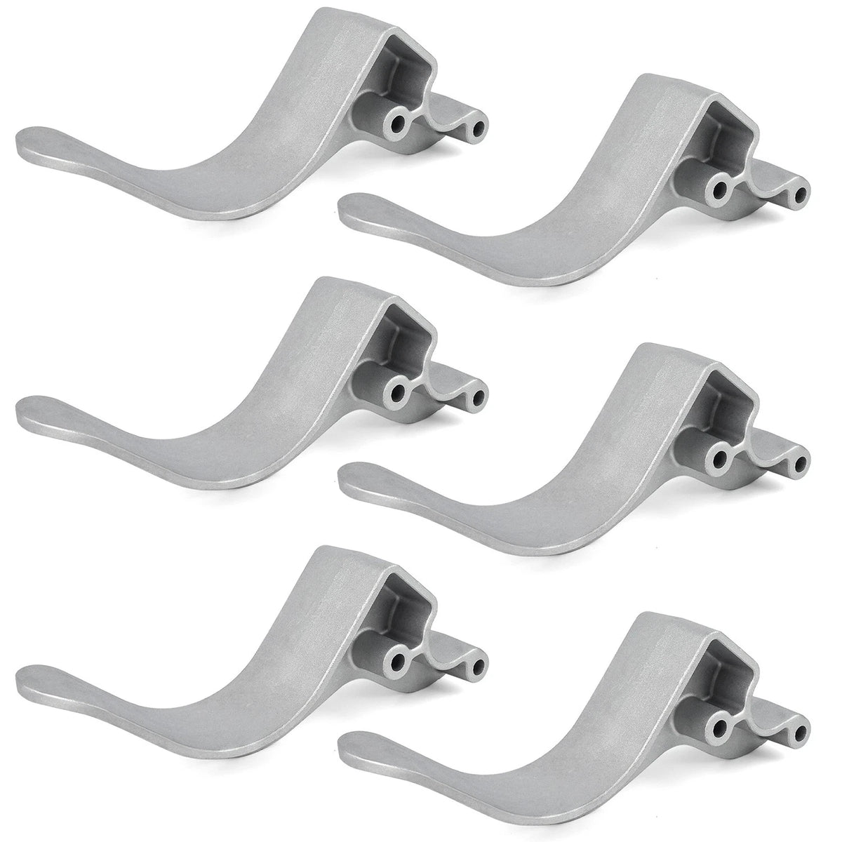 Cast Aluminum Tarp Stop Kit 1705454 with Clevis Pins - 6 Tarp Stops