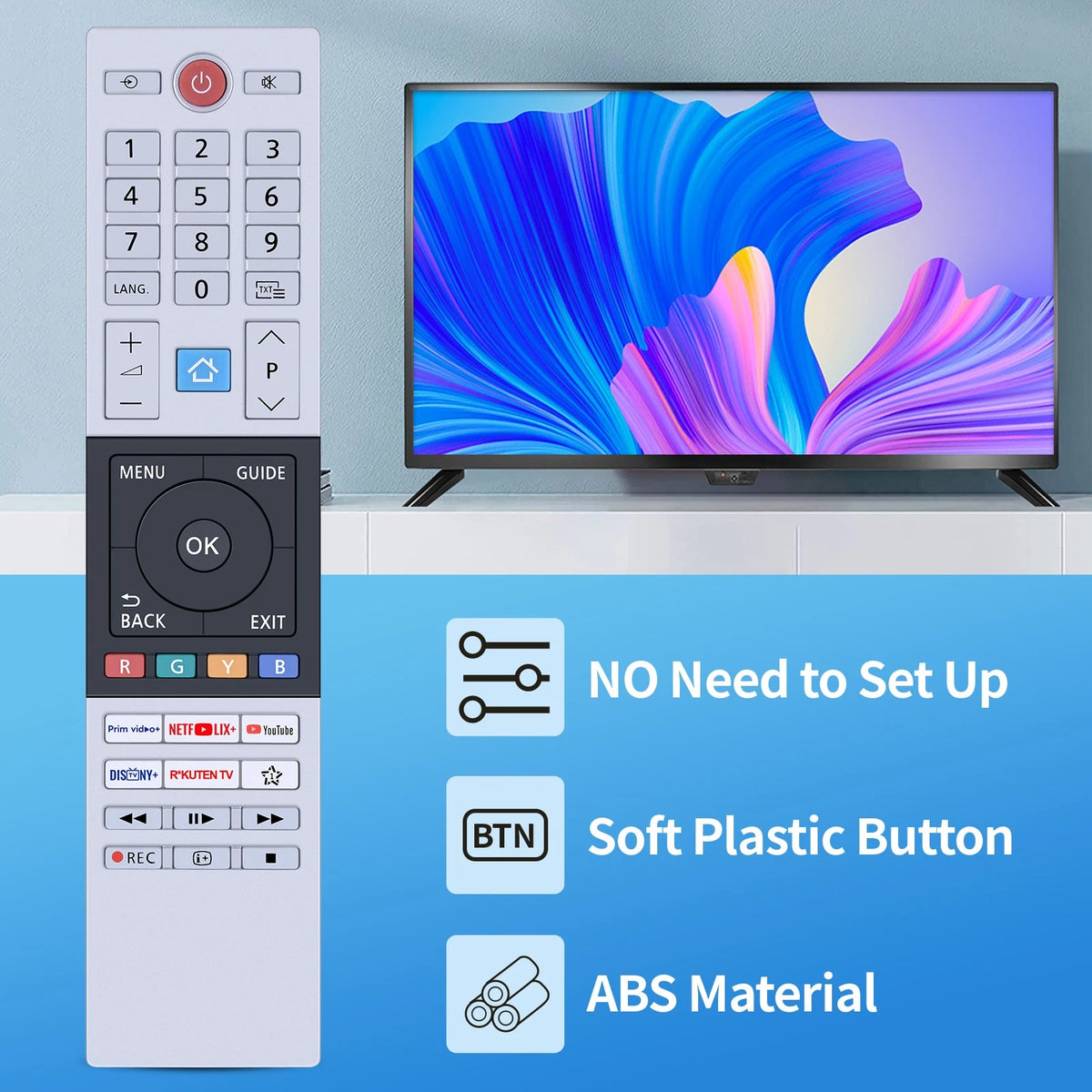 CT-8567 Replacement Remote Control For Toshiba TV