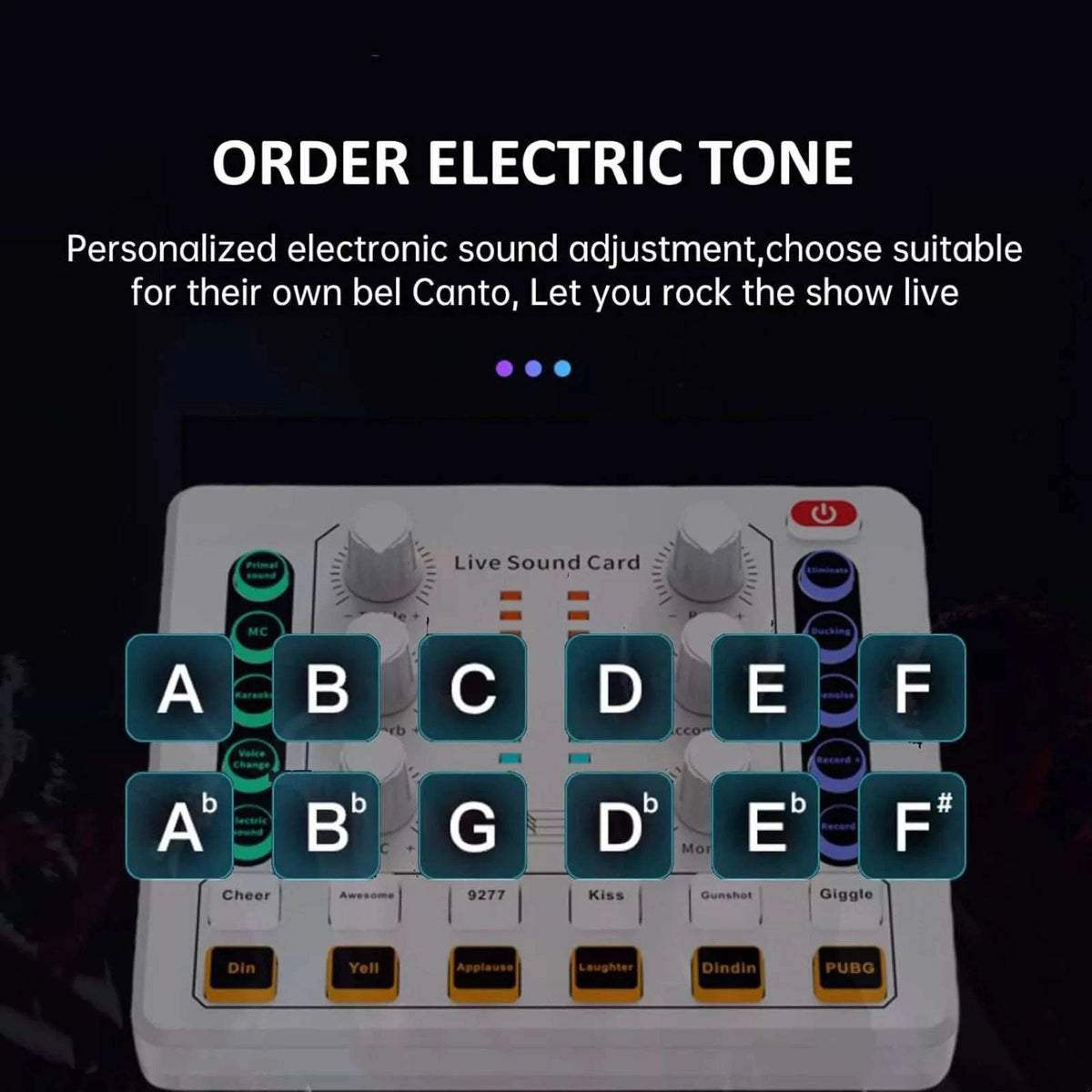 M8 Versatile Sound Card Body For Win/Mac OS/Android/IOS Wide Compatibility