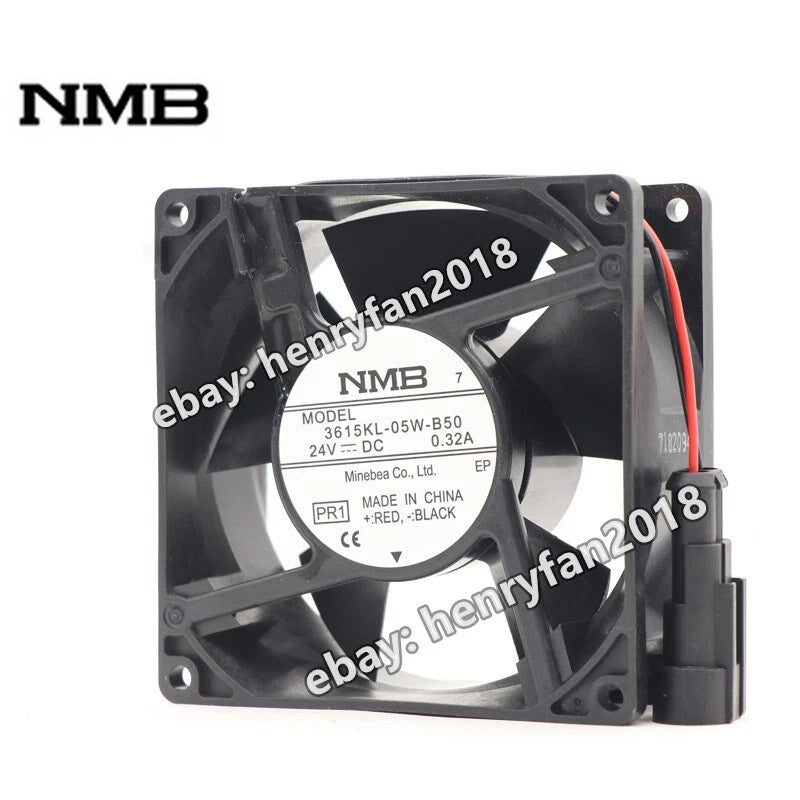NMB Fan 3615KL-05W-B50 Axial Fan 24V 0.32A 90*90*38MM 9238 Inverter Cooling Fan