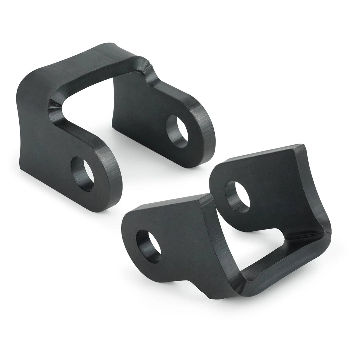 Shock mount brackets, pair - 6 mm HRP&O steel, 1/2-inch bolt hole