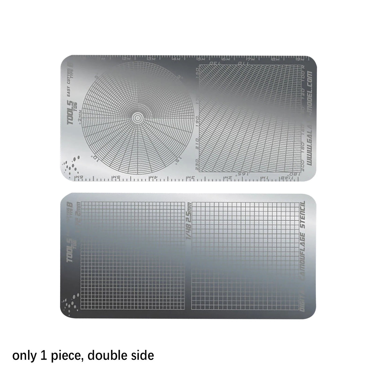 T06A02 Stainless Steel Masking Sheet Easy Cutting Type Board Hobby Tools Fxcf