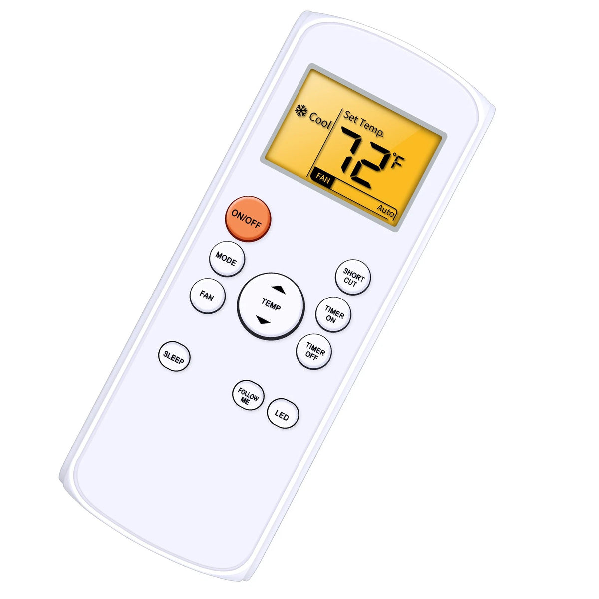 RG57H3(B)/BGCEFU1M Replacement Remote Control For Pelonis Air Conditioner