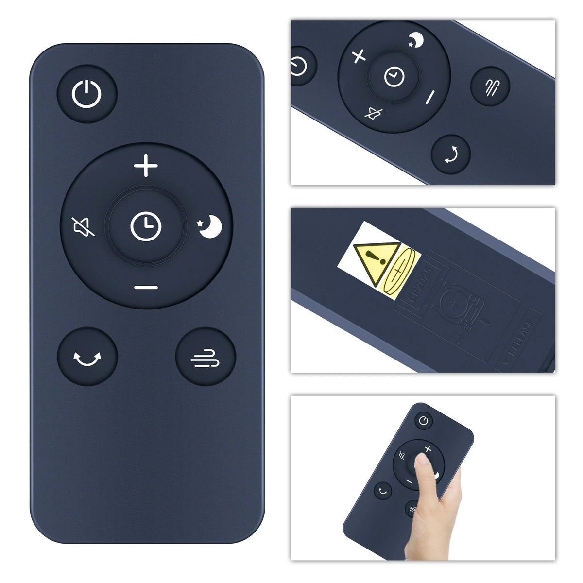 Replacement Remote Control For DR.PREPARE DCCF10 Tower Fan
