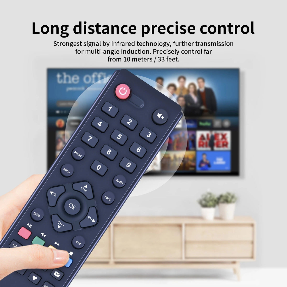 For Akash Dth Set Top Box Replacement Remote Control