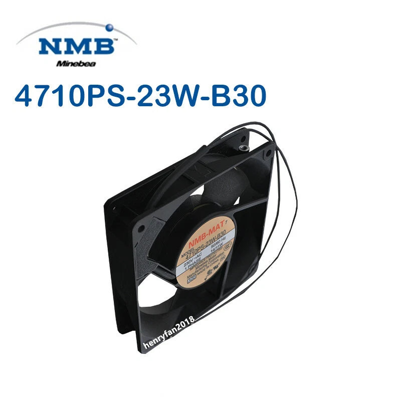 For NMB 4710PS-23W-B30 AC 230V 14/11W 120*120*25MM 2-wires Cabinet Cooling Fan