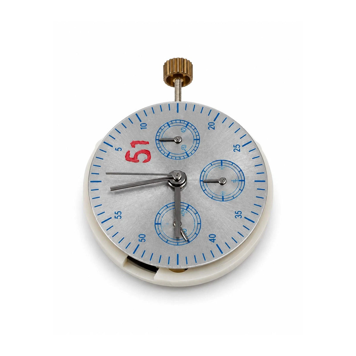 27-Jewel 30mm Chronograph Automatic Watch Movement Replacement For ETA 7753 775
