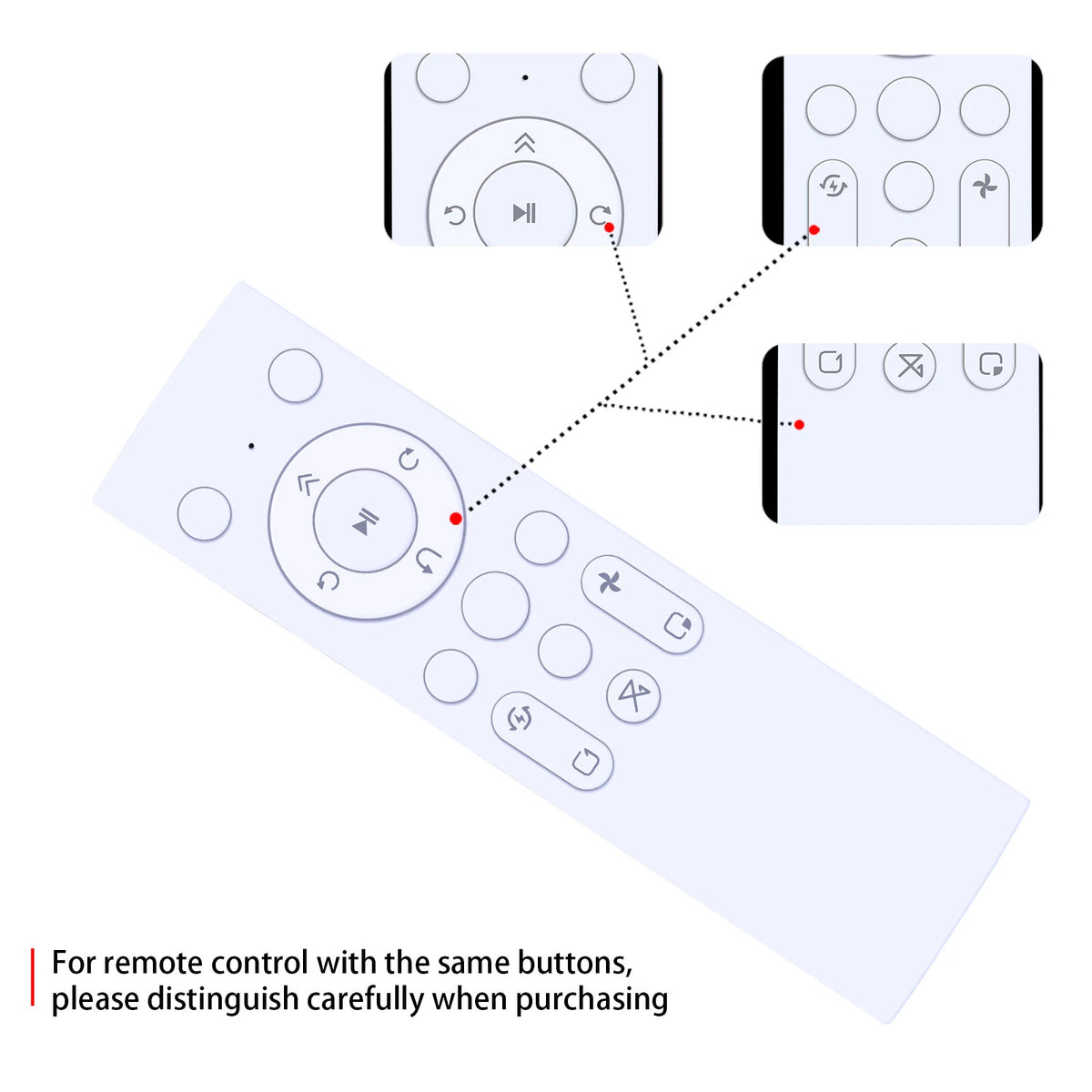 Remote Control For Lefant M210, M210B, M210P, M310, M320 Robotic Vacuum Cleaner
