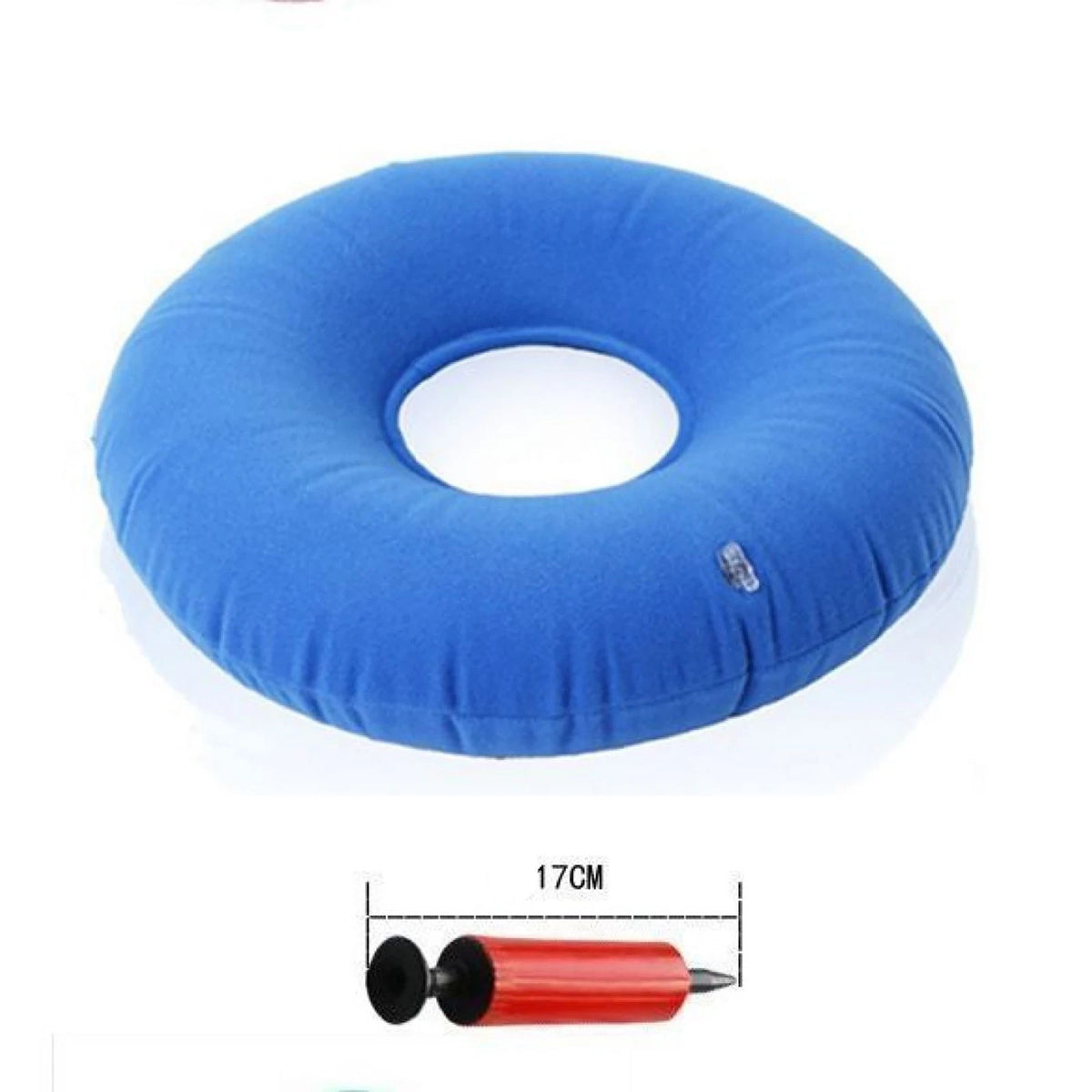 Inflatable Vinyl Ring Round Seat Cushion Medical Hemorrhoid Pillow Donut F