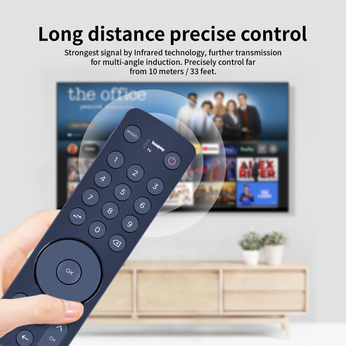 Replacement Remote Control For TOTALPLAY T4HIU2301/29KA