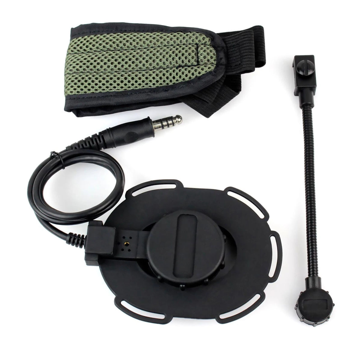 46-60dB Airsoft Mic Boom Z Tactical Radio Earpiece Headset For Bowman Elite II