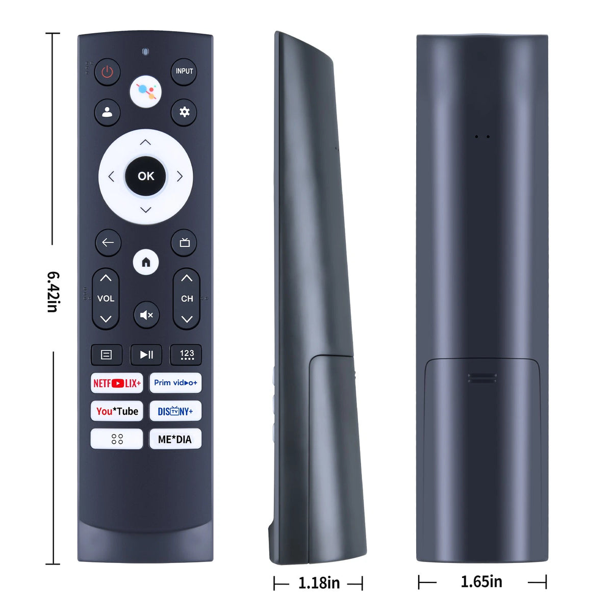 ERF3S90H Remote Control For Hisense TV 43A68H 55U6H 65U6H 75U6H without Voice