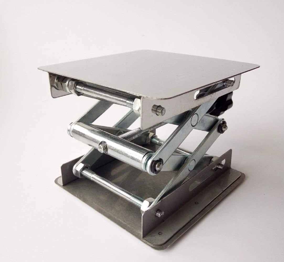 Stainless Steel Lab Jack Lift Stand Table Scissor Platform (6" 6x6 Inch