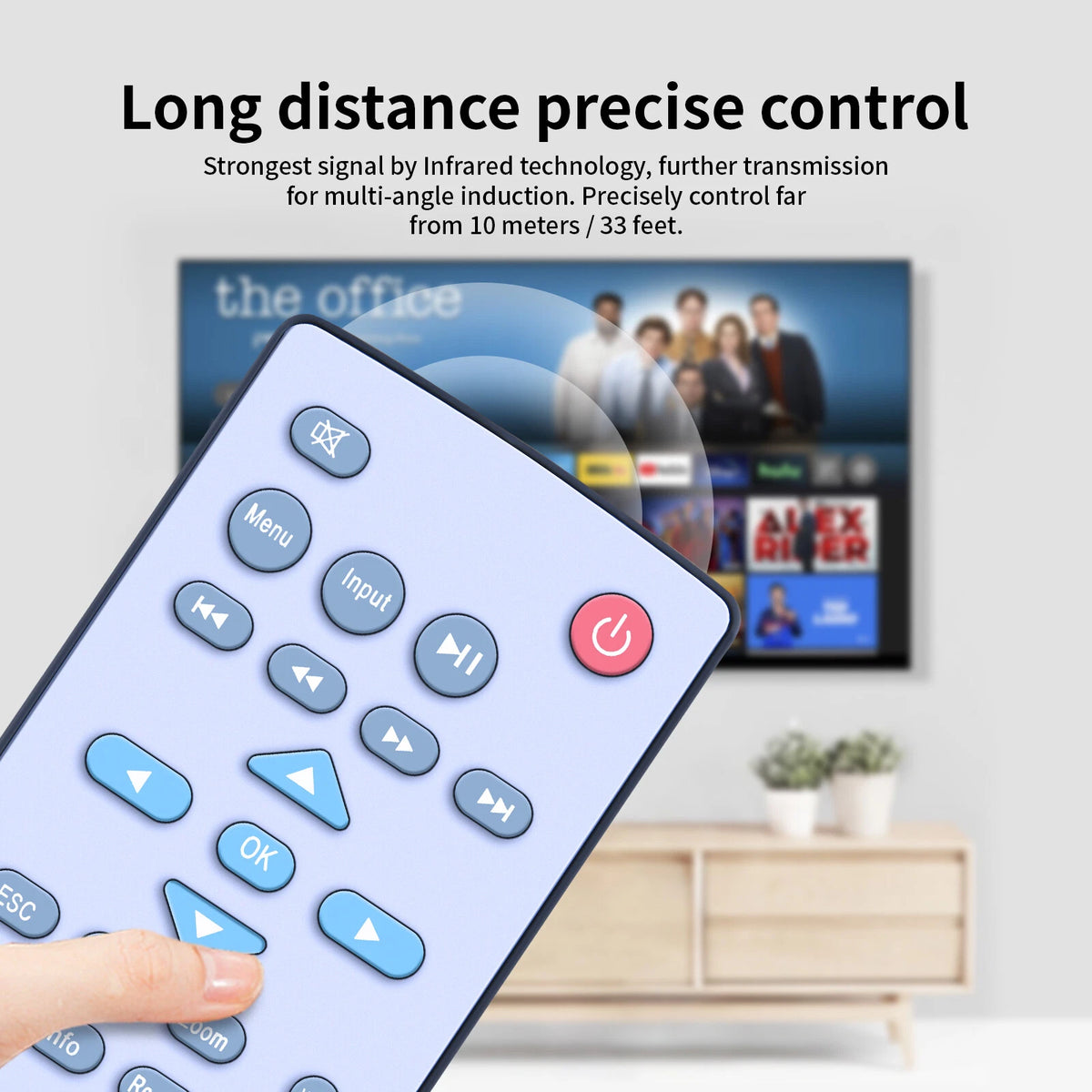 Replacement Remote Control For Unic Projector UC28 UC30 UC40 UC50 UC46