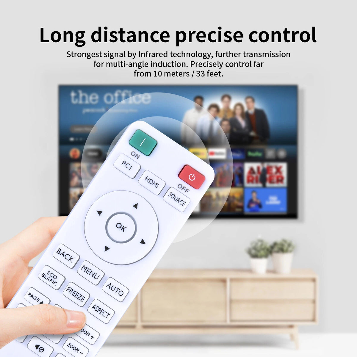 RCX014 Remote Control For BenQ Projectors MX604 MU641 MX611 MW612 MH606