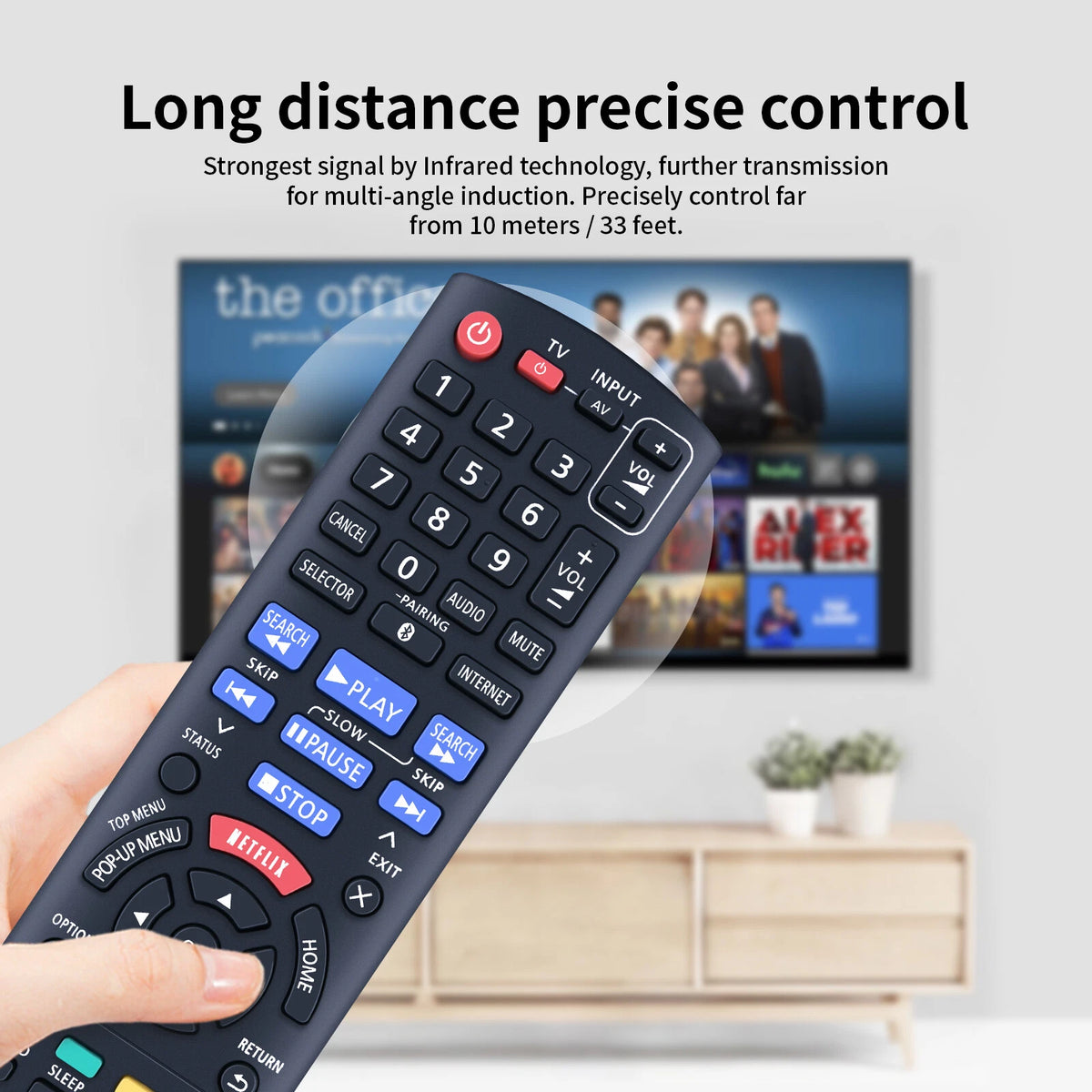 N2QAYB000968 Remote Control For Panasonic SC-BTT405 Home Theater System