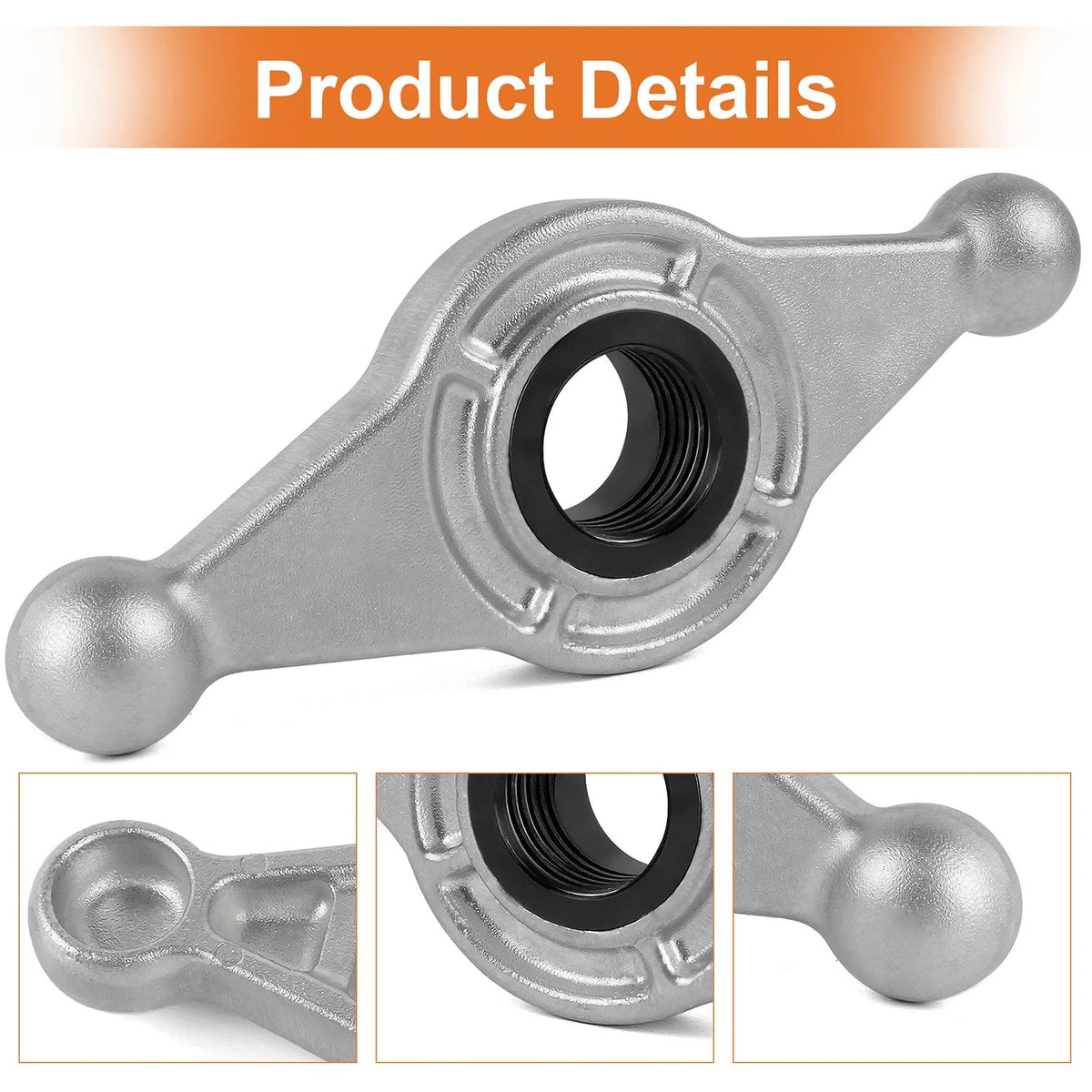 Wheel Balancer Hub Wing Nut for Hunter DSP w/ 40mm Shaft X 8mm Thread Pitch