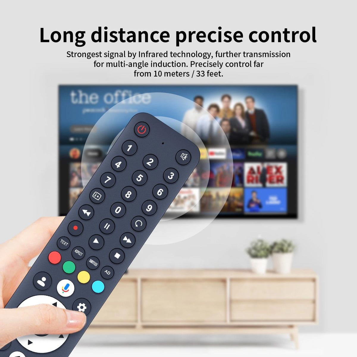 RC2101 Replace Remote Control For Sharp TV 2T-C32EG2X 2T-C42EG2X 4T-C55EK2X