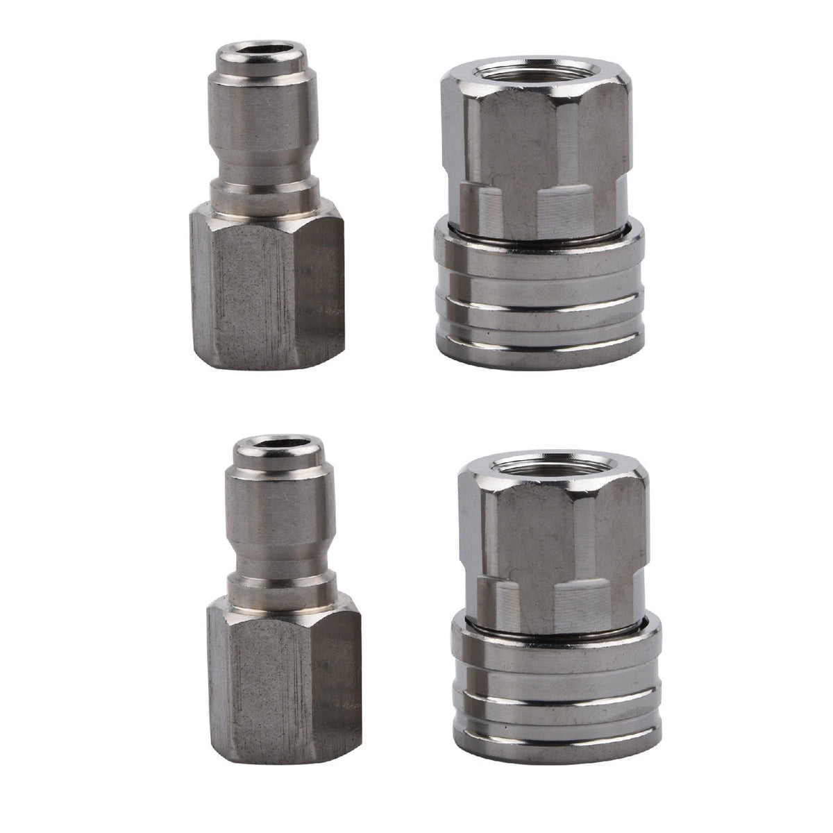4Pcs 16mm Swivel to 3/8"Quick Connect Male Female Head For High Pressure Washer