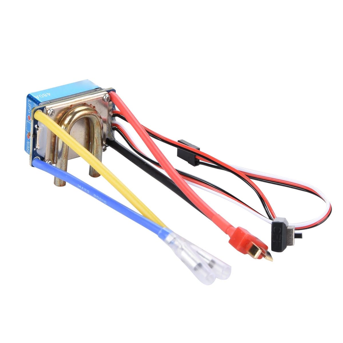 480A Water-cooled Dual Mode Waterproof Brushed ESC Kit For RC Boat/Car