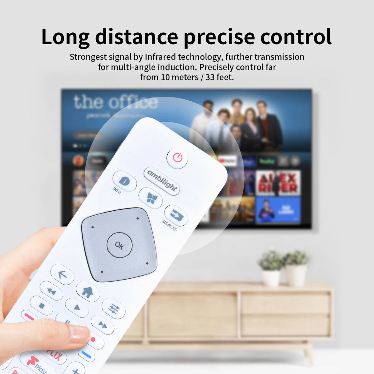 BRC0884407/01 398GR10WEPHN0000BC Remote Control For Philip s TV 43PUS6804/12