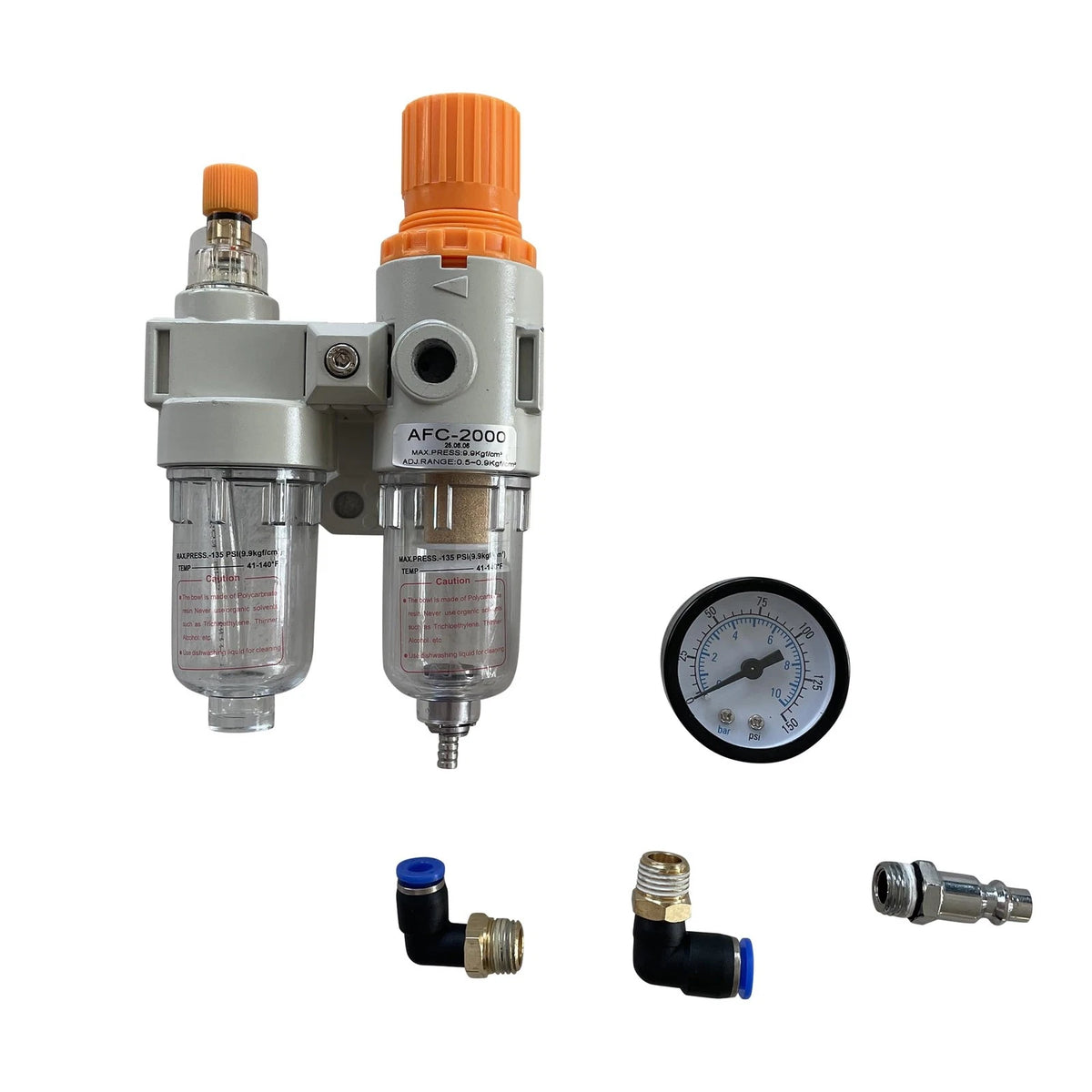 RebarTech Tire Changer Air Pressor Oil Water Regulator Separator with...