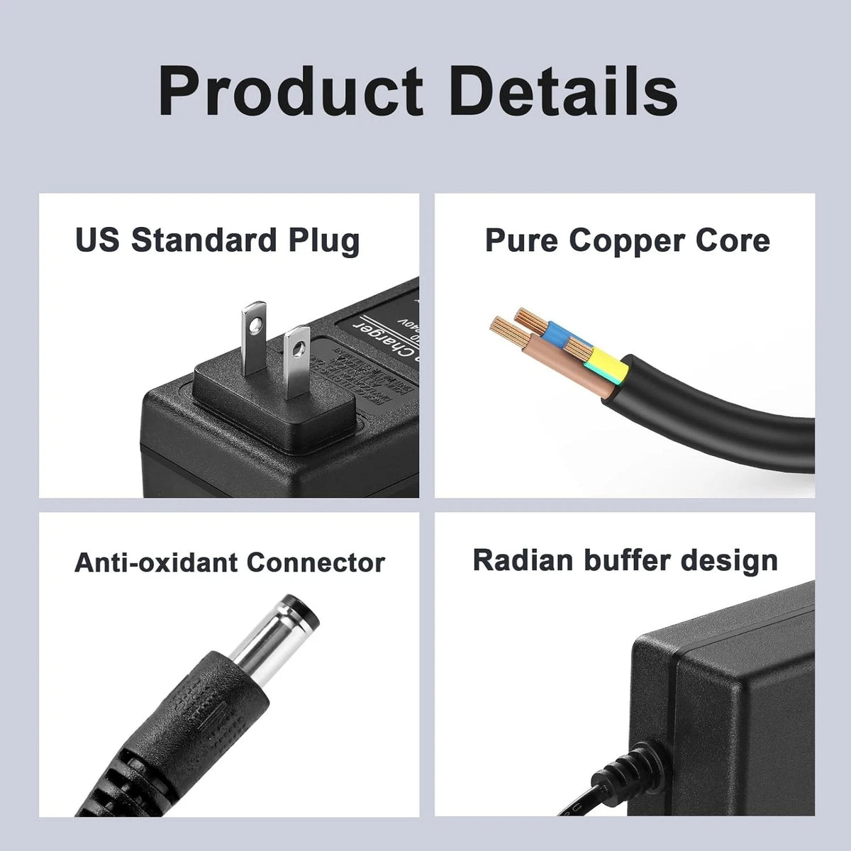 15V 1A Charger for Car Jump Starter Power Supply 1A~1.5A Peak 450A...
