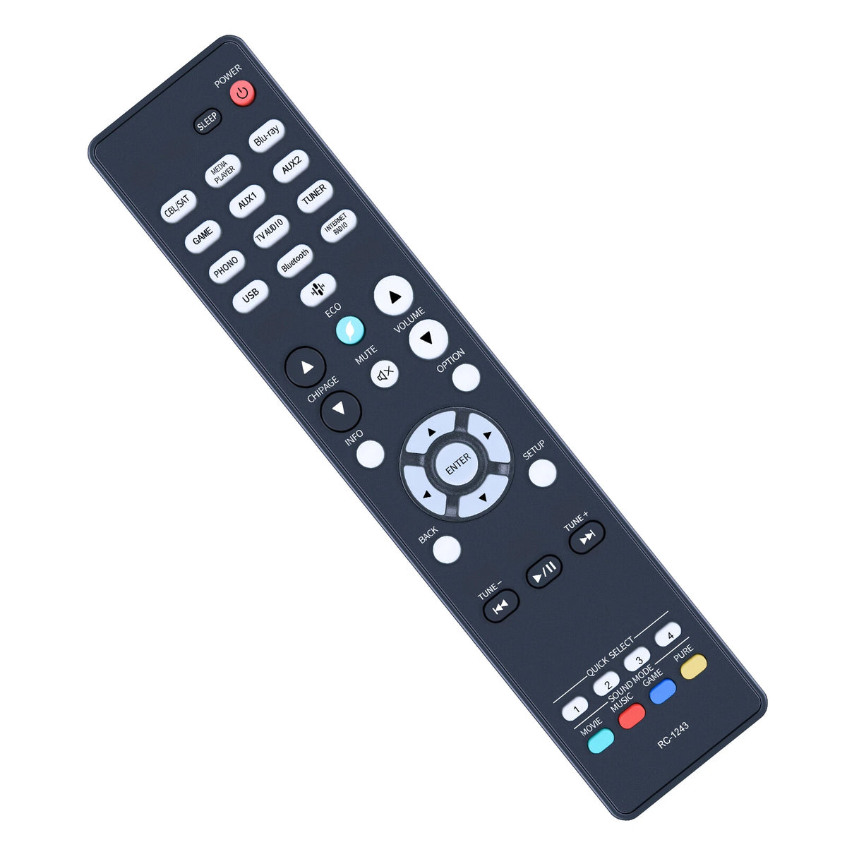 For Denon RC-1243 AV Receiver Remote Control AVR-S660H AVC-S660H
