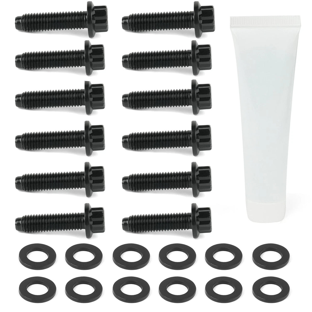 12PC Bolt Set For 2001-2016 GM Duramax LB7 LLY LBZ LMM and LML 6.6L V8 Diesel