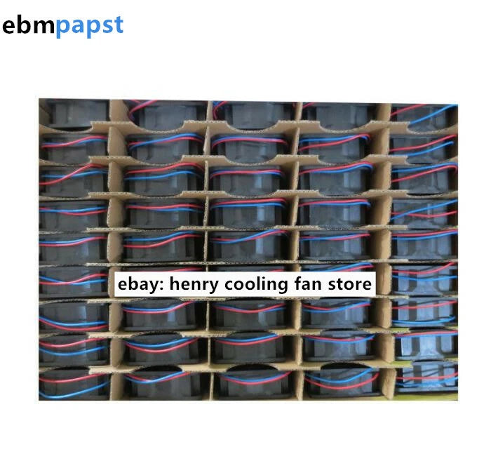 Ebmpapst 612NGN Axial Fan DC 12V 2.0W 165mA 60*60*25MM 2-wires Cooling Fan