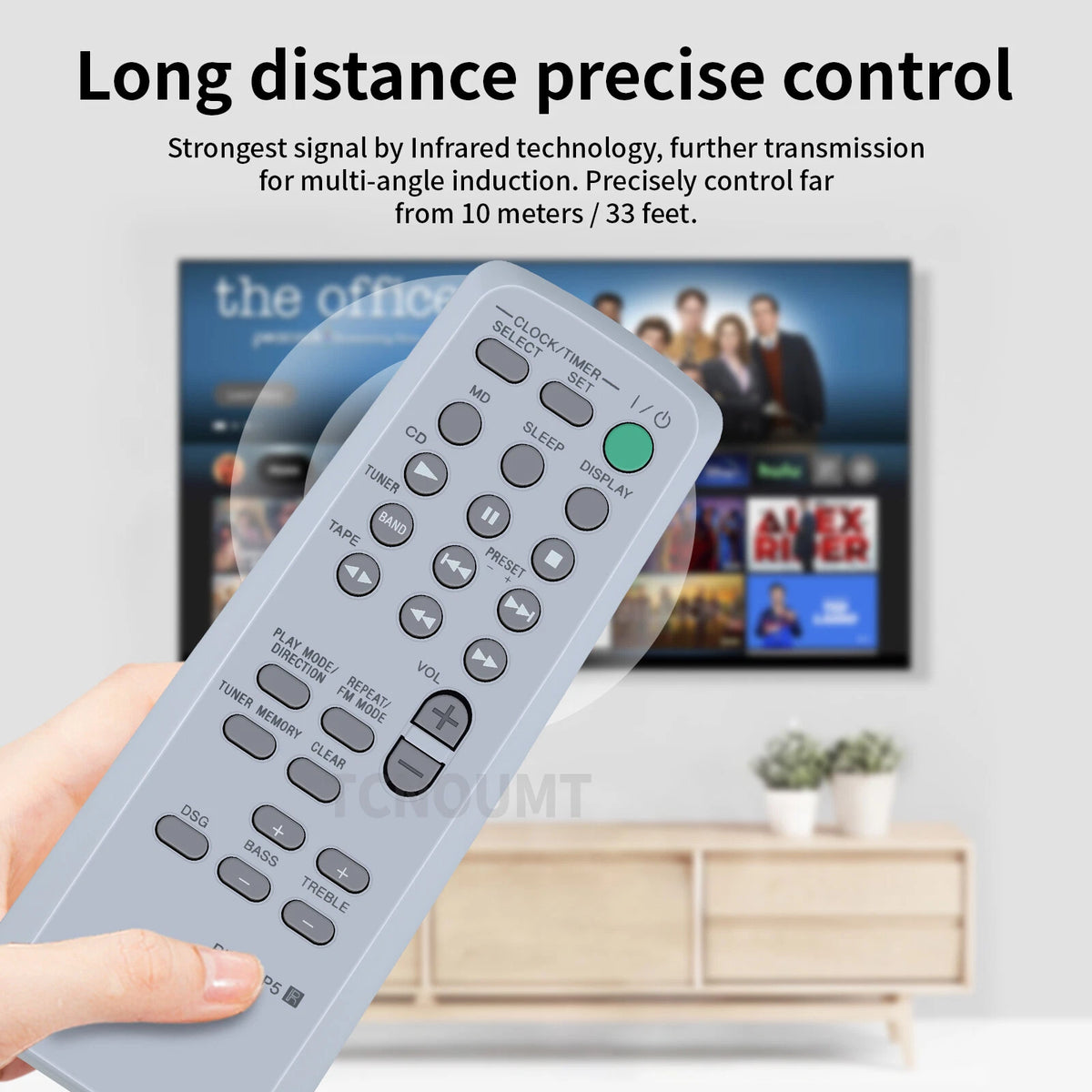 RM-SGP5 Remote Control For Sony Audio System CMT-EP313 CMT-EP414 CMT-GP5