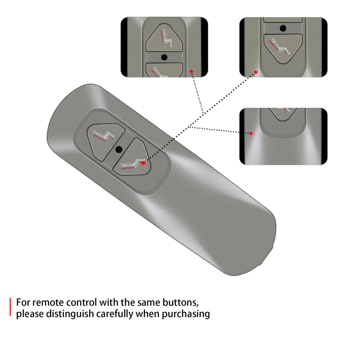 2 Button 5 Pin Hand Controller,Lift Chair Electric Sofa Controller