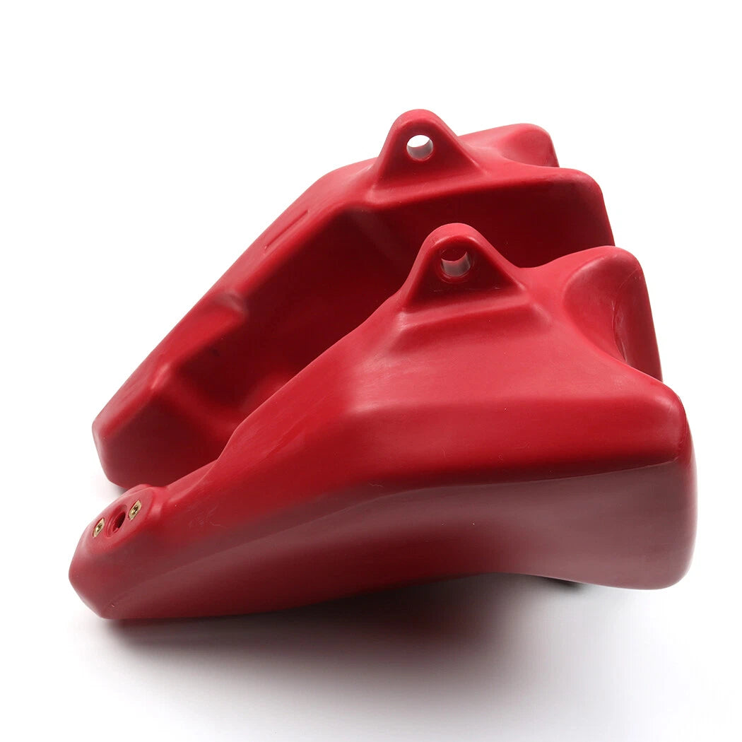 Red plastic fuel tank with cap and petcock for Honda XR200R 1985-2002