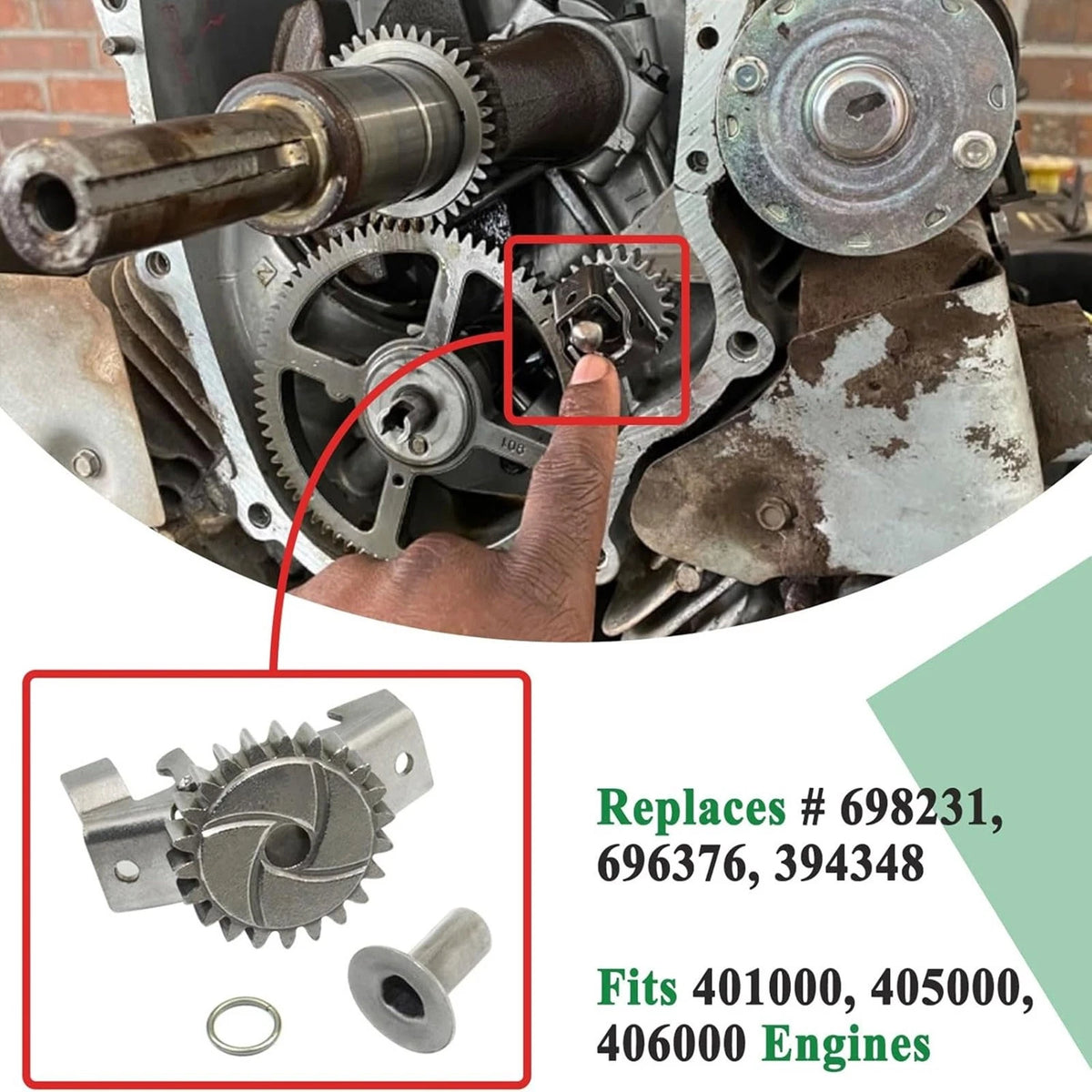 Governor Gear Provides stable and accurate speed control For Briggs & Stratton