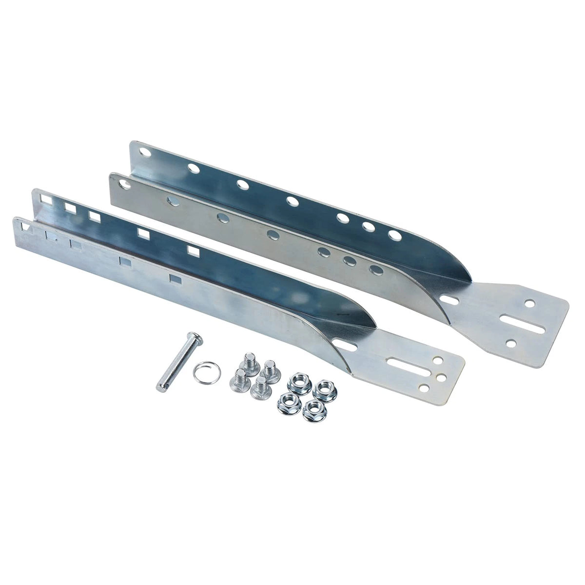 HOME MASTER HARDWARE 2 Pack Garage Door Parts Reinforcement Silver