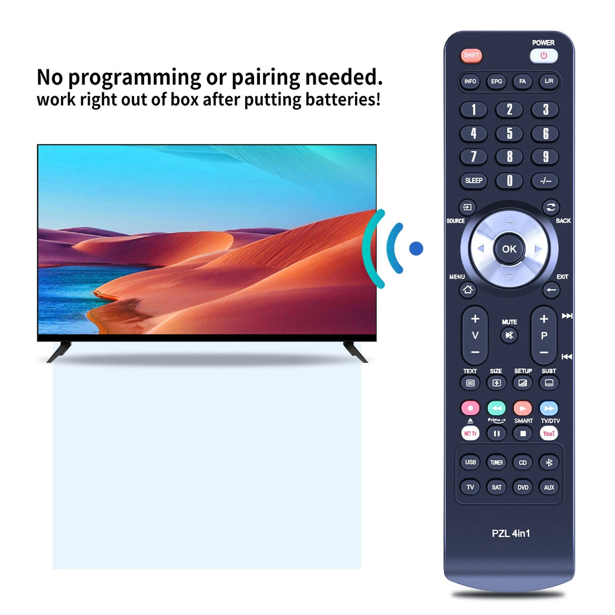 RAK-SA901MH Replacement Remote Control For Technics Audio