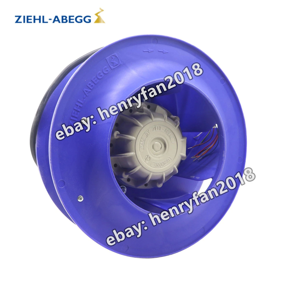 ZIEHL-ABEGG Fan RH28C-2DD.3I.CR 163827 400V 3~ 0.66/1.10KW IP54 Centrifugal Fan