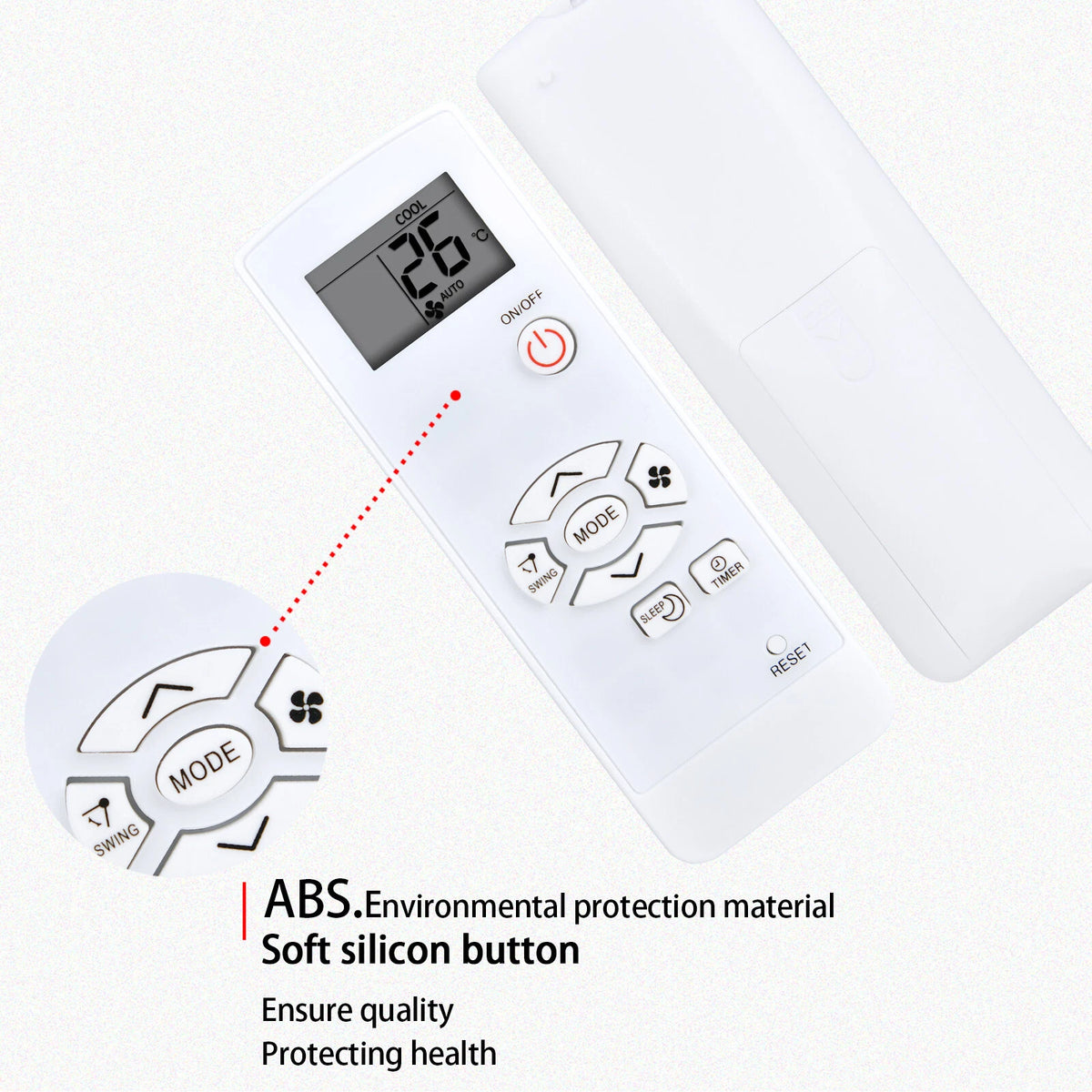 Replacement Remote Control For Sharp Air Conditioner CRMC-B046JBEZ