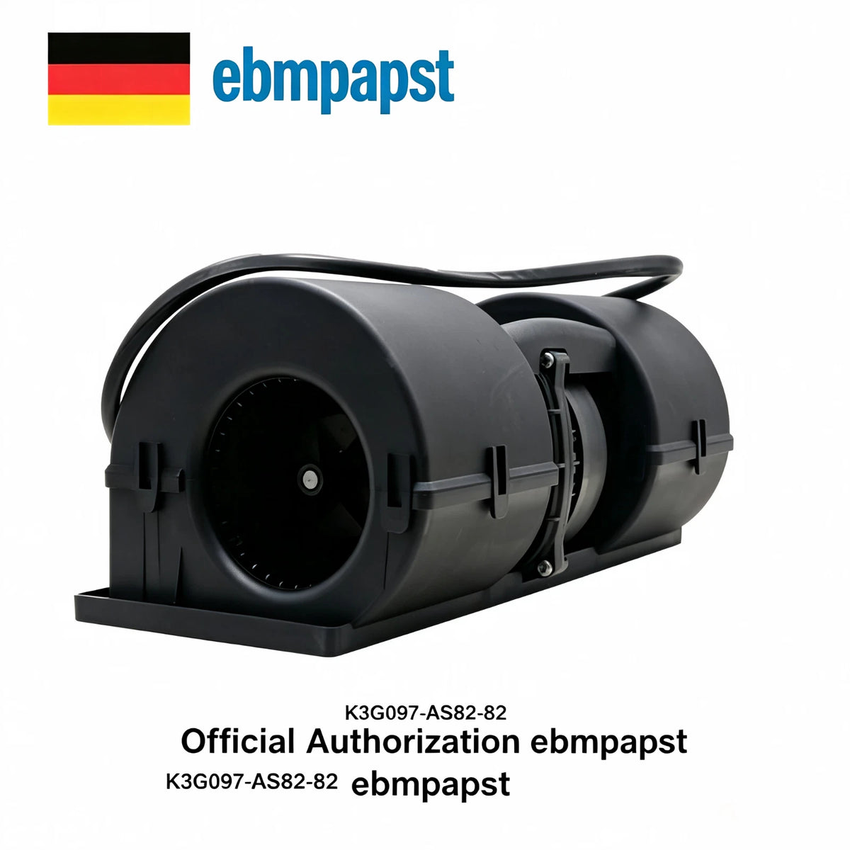 K3G097-AS82-82 for ebmpapst 26VDC 26A 740W for Rail transit Cooling Fan