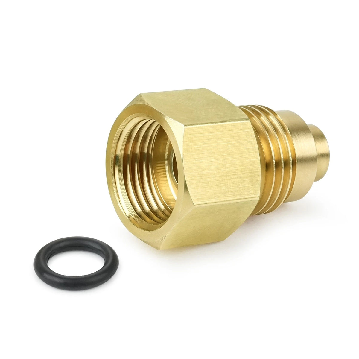 LS1 ENGINE SWAP CONVERSION 3/8 FLARE POWER STEERING BRASS ADAPTER FITTING