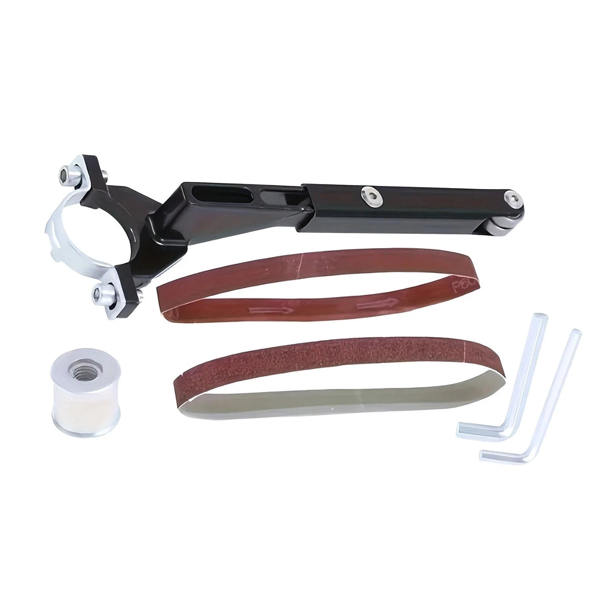 Angle Grinder to Sander Belt Adapter Unit For Metal Wood Sanding Polishing Kit