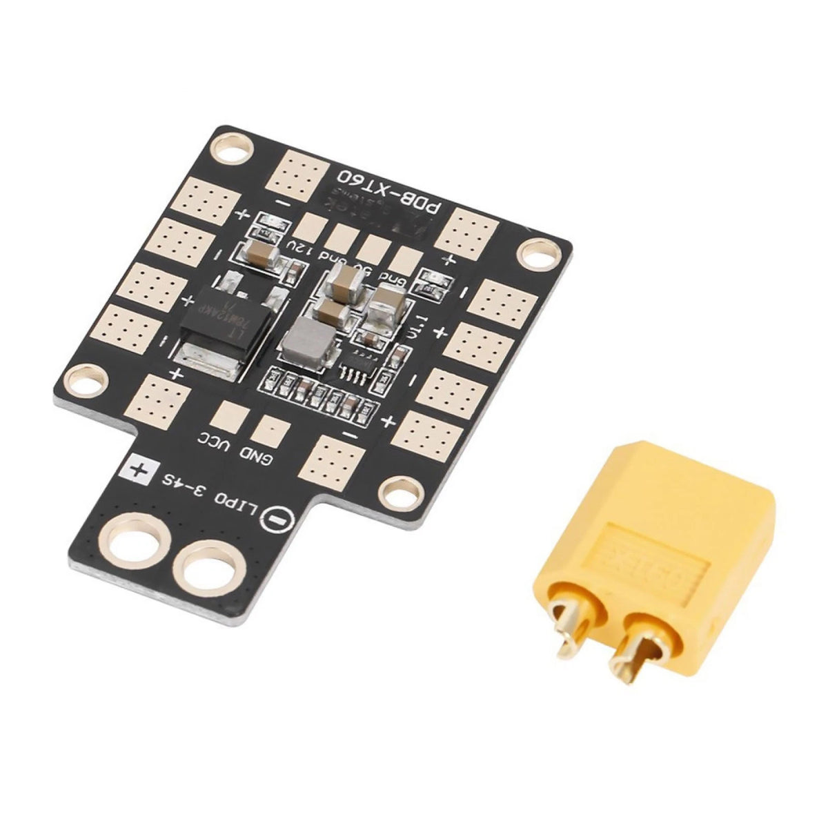 PDB-XT60 Copper Power distribution board W/ BEC 5V & 12V 2oz For RC Multirotors